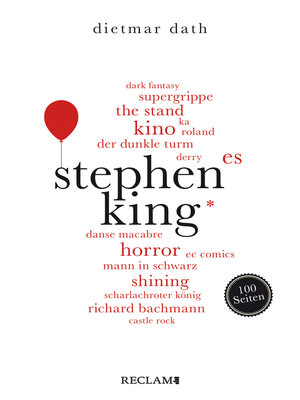 cover image of Stephen King. 100 Seiten